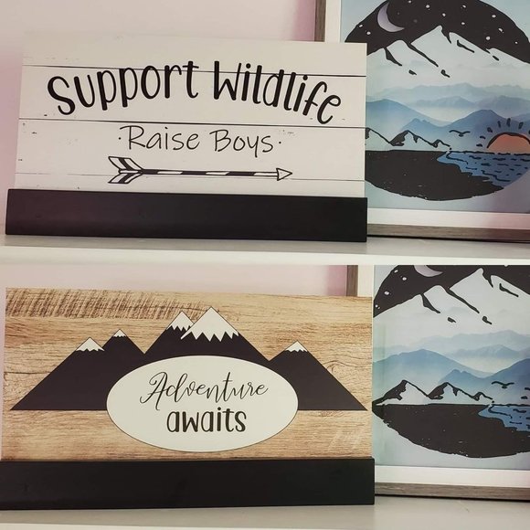 Kids Decor Reversible Signs - Picture 3 of 7